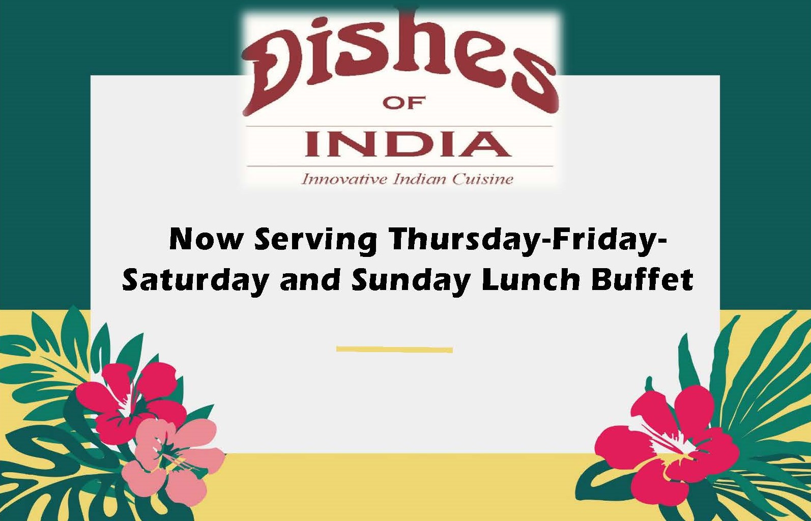 Thursday and Friday Lunch Buffet